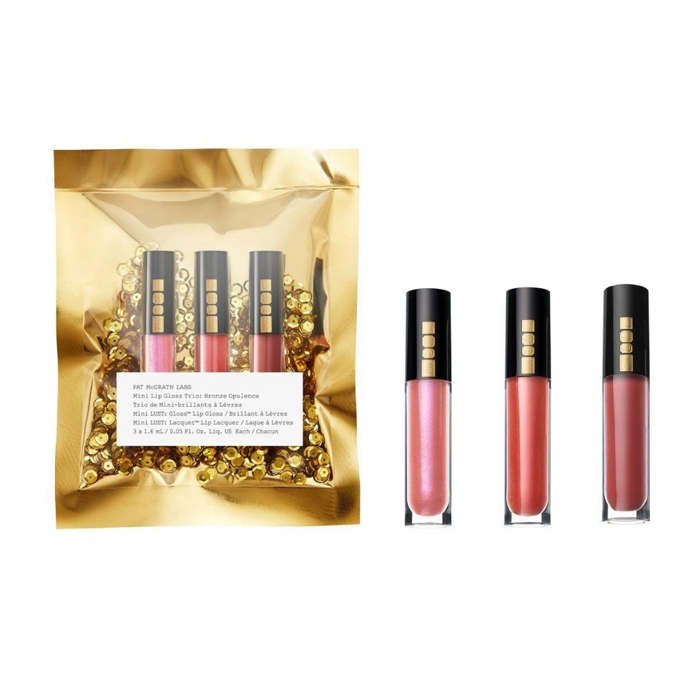 Pat McGrath Mini Lip Gloss Trio: Bronze Opulence